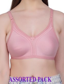 Half Coverage Non Padded Bra Polka |