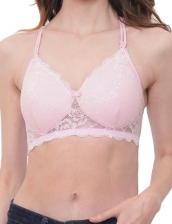 Half Coverage Padded Bra Victoria | Pink